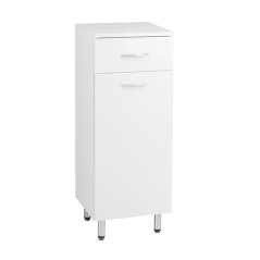 EBS K-Plus Skříňka spodní 35x88 cm, s košem na prádlo, bílá