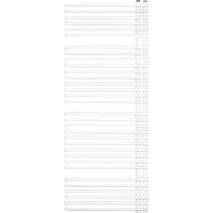 EBS Tomy T60150W Radiátor kombinovaný, 59,6x145,4cm, bílá