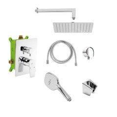 EBS Podomítkový set baterie + příslušenství, chrom KMPLEBS4