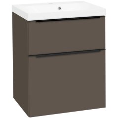 EBS Dream Skříňka s umyvadlem 61 cm, šedá láva mat