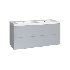 EBS KUBA Skříňka + umyvadlo 121 cm, perlově šedá