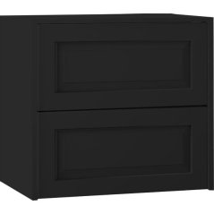 EBS Lasy Skříňka umyvadlová s deskou 63,2 cm, černá matná