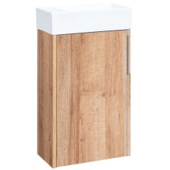 EBS City Skříňka + umývátko 41 cm, dub Riviera