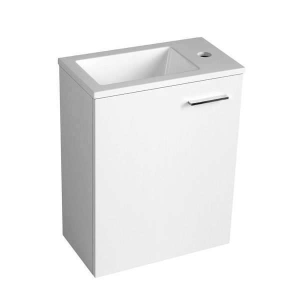 EBS Urban Smart Umývátko 40 x 22 cm, bílá - litý mramor