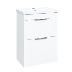 EBS City Skříňka + umyvadlo 51 cm, bílá lesk