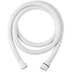 EBS Sprchová hadice 150 cm kovová, 2-zámková, bílá