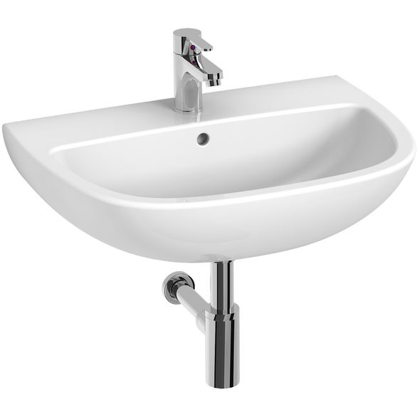 EBS Diana New Umyvadlo závěsné 60 x 48,5 cm, bílá