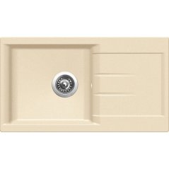 EBS STANDARD780 sahara granitový dřez s odkapem, 78x44 cm
