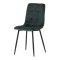 EBS Partitura Jídelní židle, sametová látka, zelená