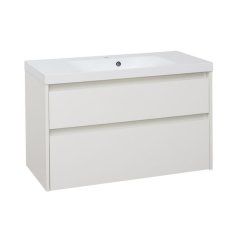 EBS Duomo Skříňka a umyvadlo 101 cm, bílá lesklá