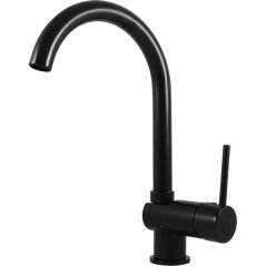 EBS Otočná dřezová baterie 30,7 cm, černá matná