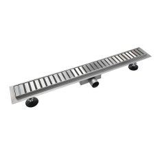 EBS Strip Odtokový sprchový žlab 80 cm s roštem a sifonem, nerez