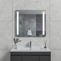 EBS Mars Zrcadlo 80 x 70 cm s LED osvětlením a dotykovými tlačítky