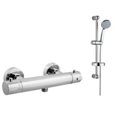 EBS Sprchový set s termostatickou baterií, chrom