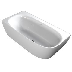 EBS Diora Volně stojící vana do rohu 170x80cm, pravá - bílá