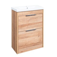 EBS City Skříňka + umyvadlo 51 cm, dub Riviera
