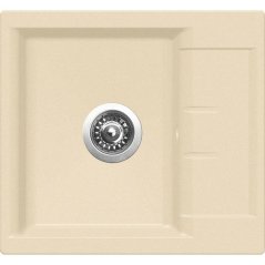 EBS GULU520 sahara granitový jednodřez, 52x48 cm