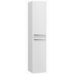 EBS Urban Vysoká skříňka 35x170cm L/P, bílá lesk-madlo nerez