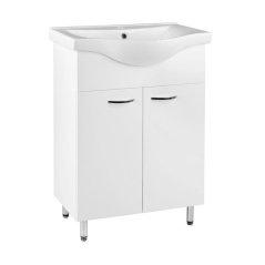 EBS K-Plus Skříňka s umyvadlem 65x90 cm, bílá