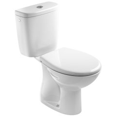 EBS Diana New WC kombi 35,5 x 67 cm s nádržkou a sedátkem, spodní odpad - bílá