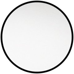 EBS Emilia Kulaté zrcadlo 60 cm s černým rámem