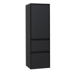 EBS Duomo Skříňka vysoká 40 cm, pravá, černá matná