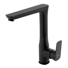 EBS Urban Black Dřezová baterie otočná, černá mat
