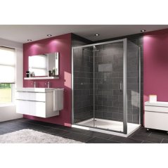 EBS Urban Sprchové dveře 2-dílné 100 cm, chrom lesk 140401.069.322