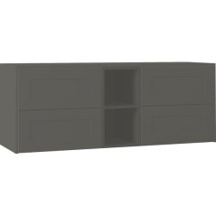 EBS Lana Skříňka umyvadlová s deskou 153,2 cm, šedá matná