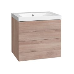 EBS KUBA Skříňka + umyvadlo 61 cm, dub Kronberg