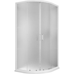 EBS Base Sprchový kout 90 čtvrtkruh, bílý grape