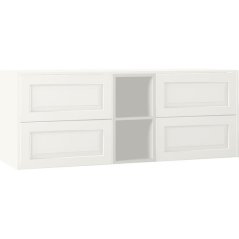 EBS Lasy Skříňka umyvadlová s deskou 153,2 cm, zářivě bílá matná