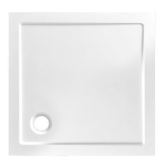EBS FLAT Vanička 90 cm čtverec včetně sifonu