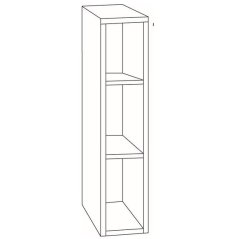 EBS KUBA Skříňka horní 20 cm, zakázková barva K3