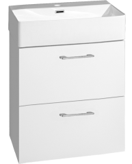 EBS Elva Skříňka s umyvadlem 50 cm, bílá