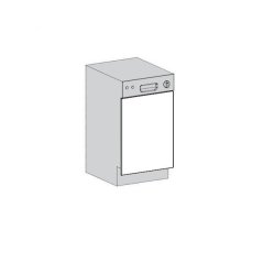 EBS Next Dvířka na myčku 45 cm, bílá lesk