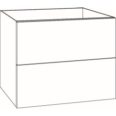 EBS KUBA Skříňka umyvadlová 61 cm, zakázková barva K2