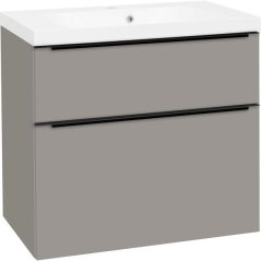 EBS Dream Skříňka s umyvadlem 81 cm, šedá mat