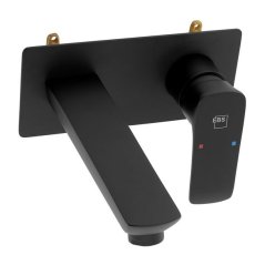 EBS Urban Black Umyvadlová podomítková baterie, včetně tělesa, černá mat