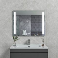 EBS Mars Zrcadlo 90 x 70 cm s LED osvětlením a dotykovými tlačítky