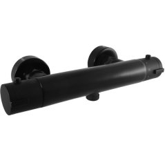 EBS Sprchová termostatická baterie, rozteč 15 cm, černá matná