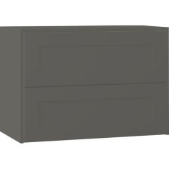 EBS Lana Skříňka umyvadlová s deskou 83,2 cm, šedá matná