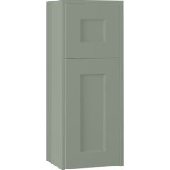 EBS Laca Střední skříňka, pravá, 88 cm, kapradinová matná