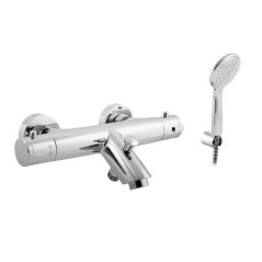 EBS Termostatická vanová baterie se sprchovým setem, chrom