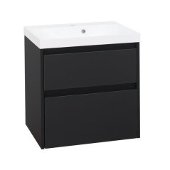 EBS Duomo Skříňka a umyvadlo 61 cm, černá matná