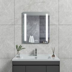 EBS Mars Zrcadlo 60 x 70 cm s LED osvětlením a dotykovými tlačítky