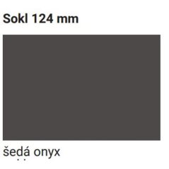 EBS 986713 Sokl šedá onyx, 124mm