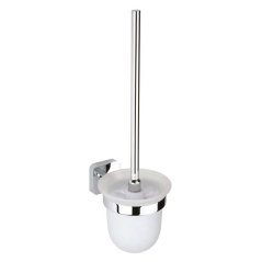 EBS Tami Závěsná WC štětka, chrom/ matné sklo