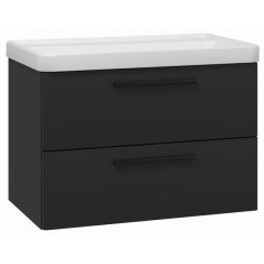 EBS Urban Skříňka s umyvadlem 81cm, černá mat